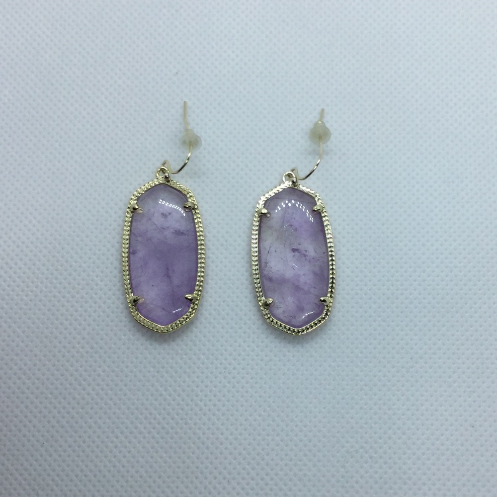 Kendra Scott Amethyst Elle Earrings